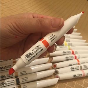 25 Winsor&newton 2 nibs Pigment Marker